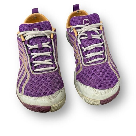 Merrell Women's Athletic Shoes Purple Size 7 Vibram Soles Trail Running - Picture 4 of 13